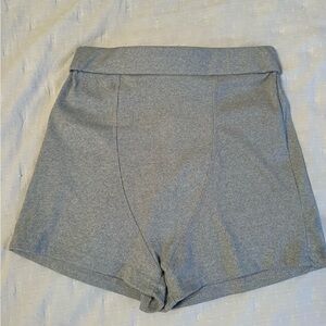 Women's Gray Boxer Lounge Shorts